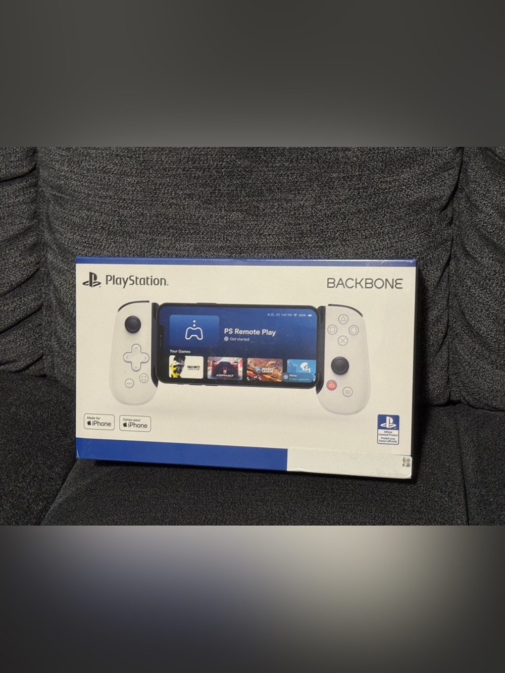 NIB!! Sony Backbone Mobile Controller - White (NIB/Sealed)